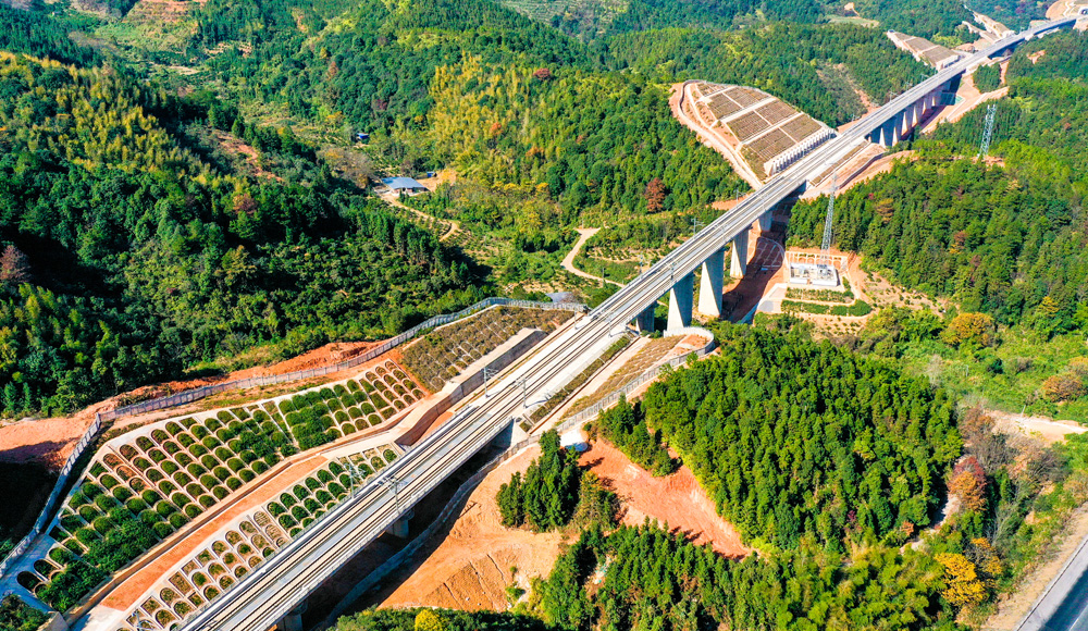 贛深高鐵沿途風景