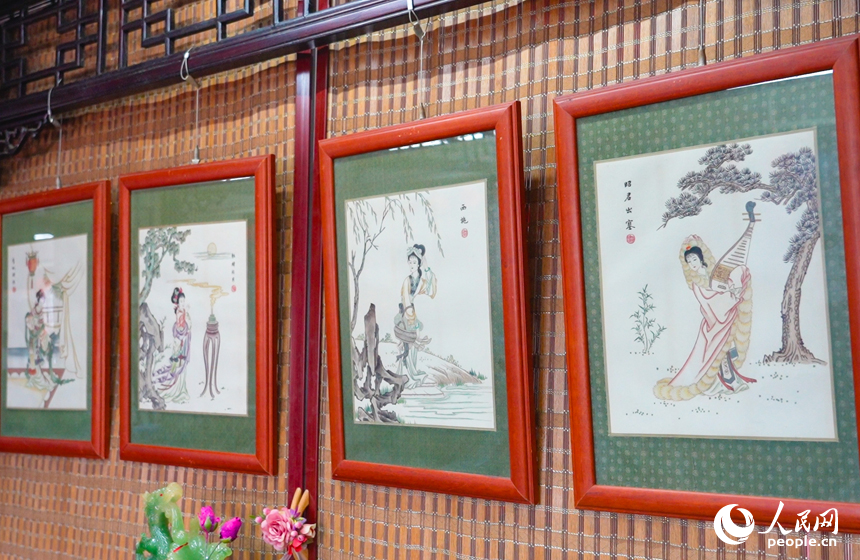 陶永紅部分作品展示。人民網 孔文進攝