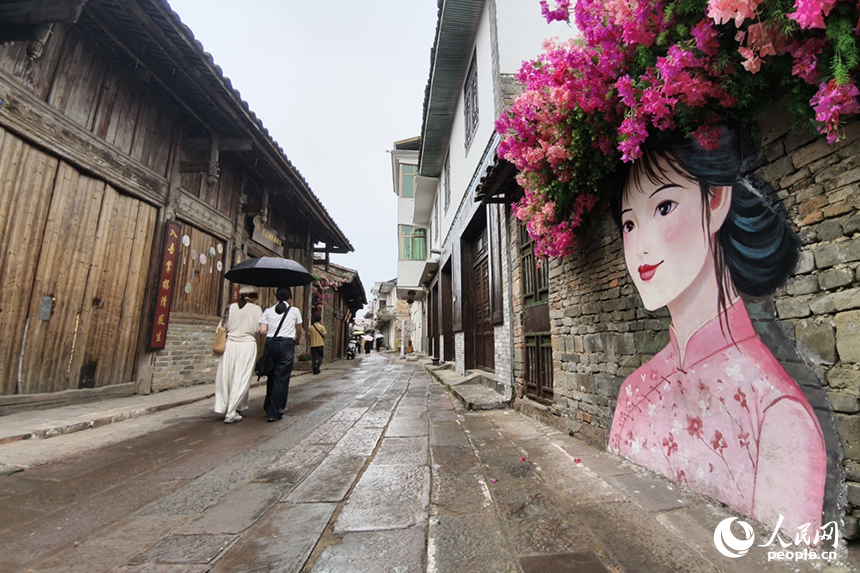 江西省廣昌縣甘竹老街。人民網記者 時雨攝