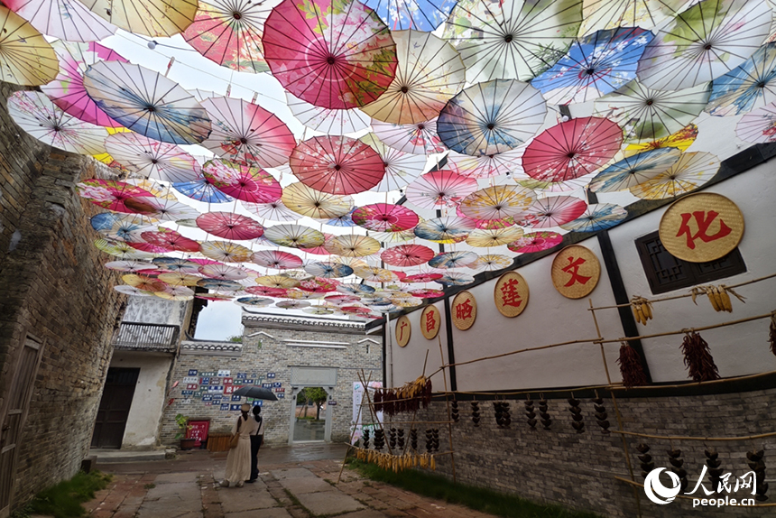 江西省廣昌縣甘竹老街。人民網記者 時雨攝